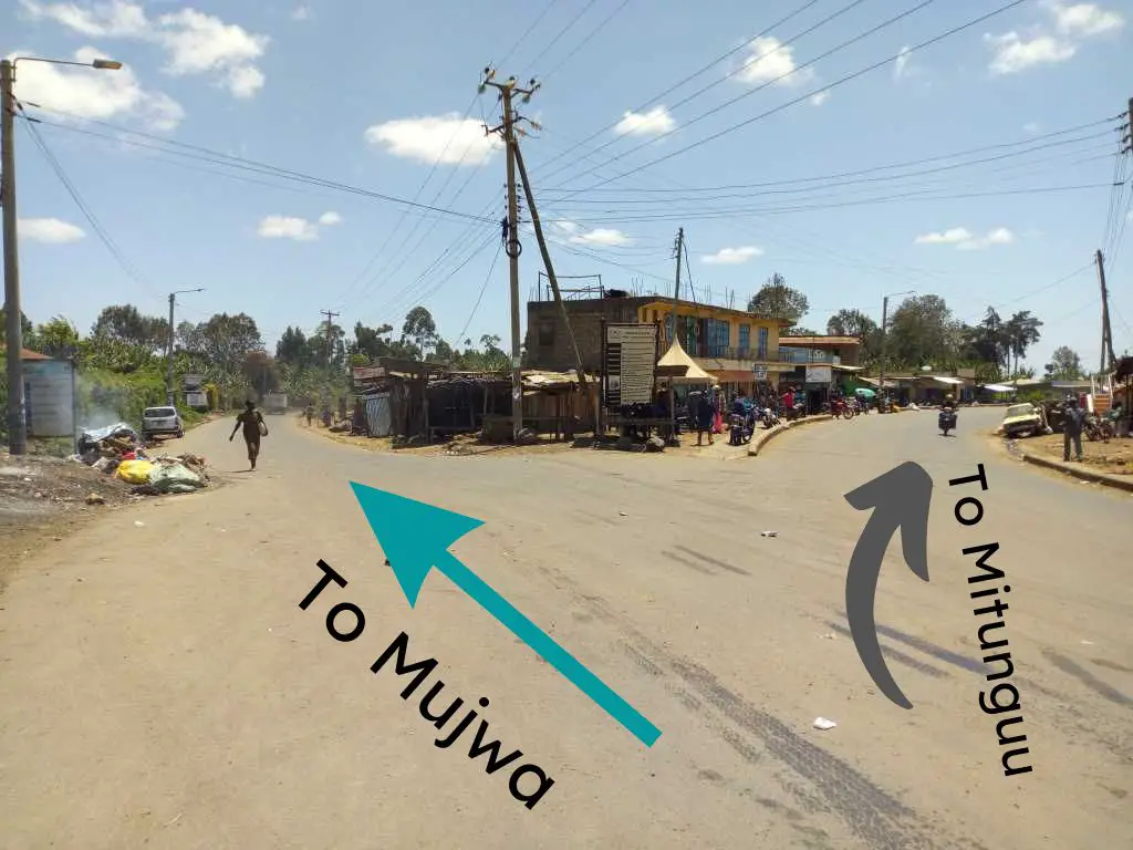 Nkubu Junction to Mujwa and Mitunguu