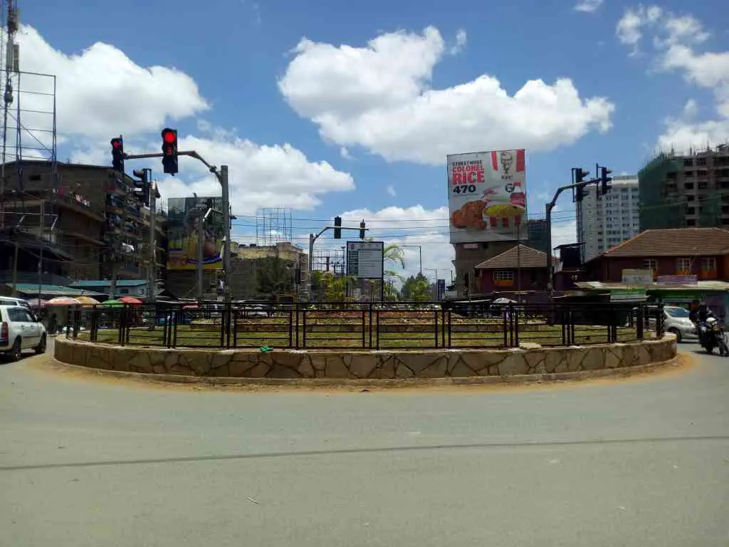 New look Mlango Kubwa roundabout