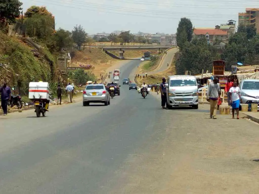 Blackspot near Laphila in Kahawa West