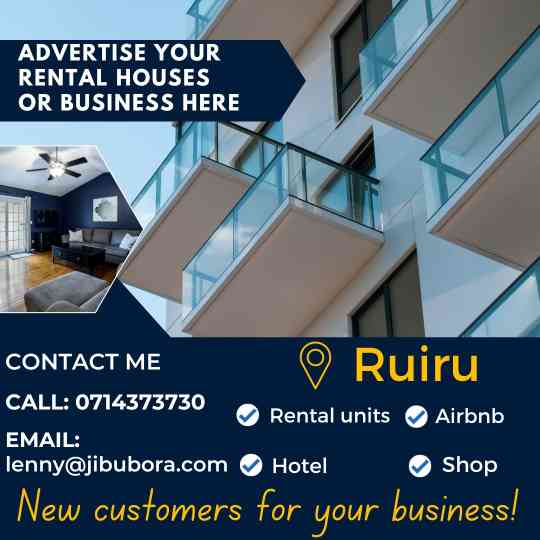 Advertise your business in Ruiru with JibuBora