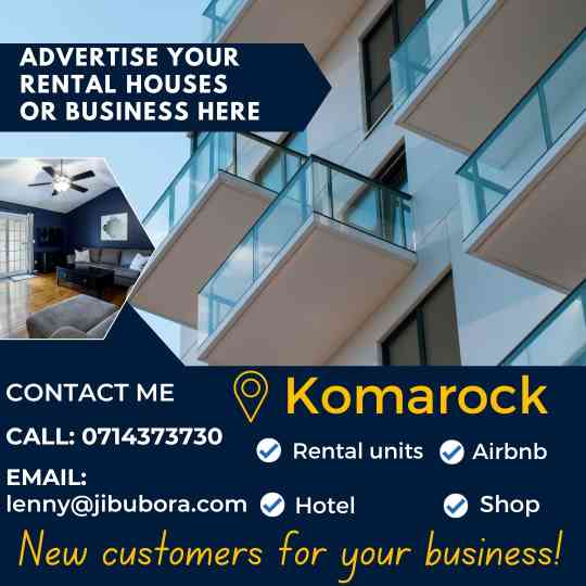Advertise your business in Komarock with JibuBora